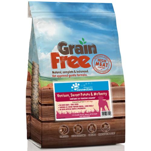 Pet Connection Grain Free Dog Food (Adult) - Venison Sweet Potato 2kg
