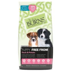 Burns Free From Puppy Food - Duck & Potato 2kg