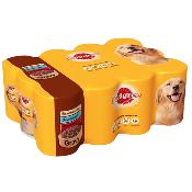 ASH ANIMAL RESCUE DONATION - Pedigree Wet Dog Food Tins (Adult) - Mixed Chunks In Gravy (12 X 400g)
