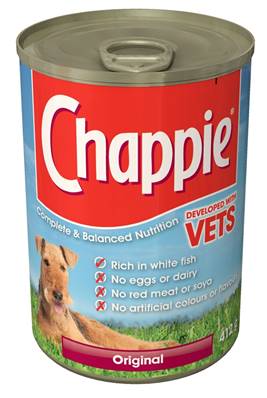 Chappie Wet Dog Food Tin - Original 412g