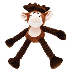 Happy Pet Holly Robin Cordy Crew Reindeer Dog Toy