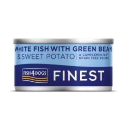 Fish4Dogs Finest Whitefish & Sweet Potato Dog Food Tin 85g