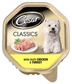 Cesar Classics Wet Dog Food - Chicken and Turkey 150g