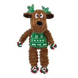 KONG Holiday Floppy Knots Reindeer Assorted Sm/Md