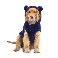 Cupid & Comet Teddy Bear Hoody For Dogs Small