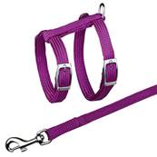 Trixie Cat Harness With Lead Nylon 22-42cm/10mm, 1.25m