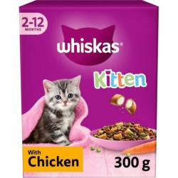 Whiskas Dry Kitten Food - Chicken - 300g
