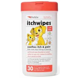 Petkins Itch Wipes 30 Pack