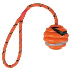 Wavy Natural Rubber Ball On Rope