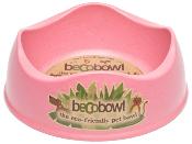 Becobowl Eco-Friendly Biodegradable Pet Bowl For Dogs, Pink / Small 0.5 Litre