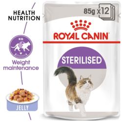 Royal Canin Sterilised In Jelly Adult Wet Cat Food 85g X 12