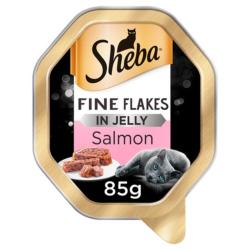 Sheba Cat Tray 85g Tender Pieces / Salmon in Jelly