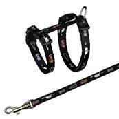 Trixie Kitten Harness With Lead, Nylon 21-34cm/8mm, 1.20m