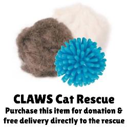 CLAWS Donation - Trixie | Toy Bulk Pack | Hedgehog & Plush Balls x 10
