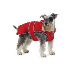 Ancol Stormguard Fleece Lined Dog Coat - Red - Medium