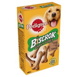 Pedigree Biscrok Gravy Bones Dog Biscuits - Original 400g