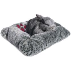Rosewood Luxury Plush Bed For Small Animals