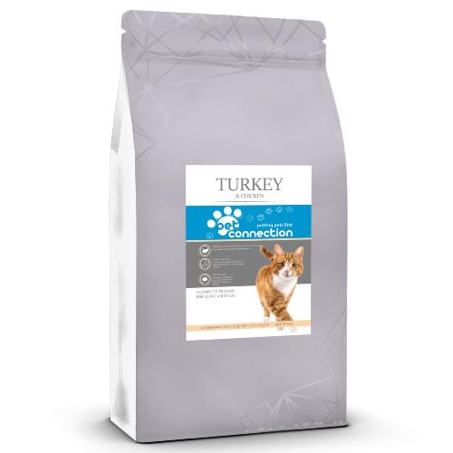 Pet Connection Connoisseur Cat Adult Wtih Turkey And Chicken 300g