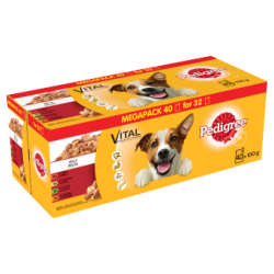 Pedigree Dog Pouches Mixed Selection In Jelly 40 For 36 X 100g