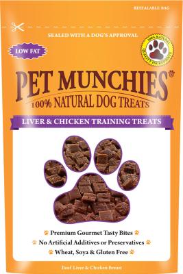 DOGS IN DISTRESS DONATION - Pet Munchies Dog Treats - Liver & Chicken Training Treats 50g