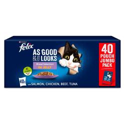 Felix As Good As It Looks Cat Food Fish 40 Pack