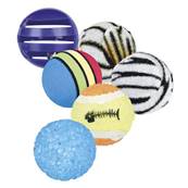 Trixie Cat Playing Balls Set Of 6