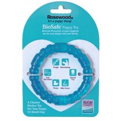 Rosewood Biosafe Puppy Ring 3.5" - Blue