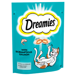Dreamies Cat Treats Mega Pack - Salmon 200g