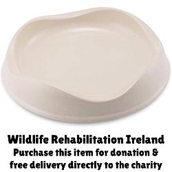 WILDLIFE REHABILITATION IRELAND - Eco Friendly Hedgehog Food & Water Bowl