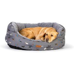 Fatface Marching Dogs Deluxe Slumber Bed 18