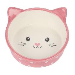 Happypet Polka Cat Bowl Pink