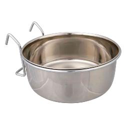 Trixie Clip On Stainless Steel Bowl With Holder 150ml, 7cm