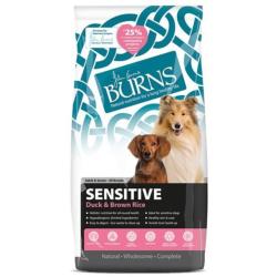 Burns Sensitive Dog Food - Duck & Brown Rice - 2kg