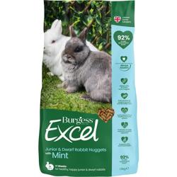 Burgess Excel | Rabbit Food | Junior & Dwarf Nuggets - 1.5kg