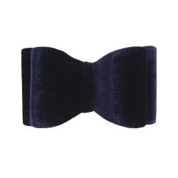 Cupid & Comet Luxury Velvet Bow Tie For Dogs Navy Blue Small