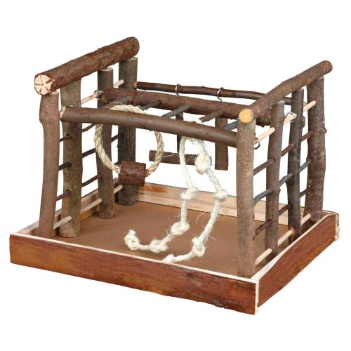 Trixie Natural Living Wooden & Rope Bird Activity Playground