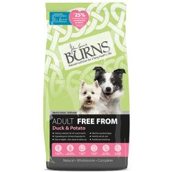 Burns Free From Dog Food - Duck & Potato - 2kg