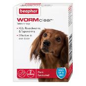 Beaphar Wormclear 2-in-1 Dog Worming Tablets - Up To 20kg