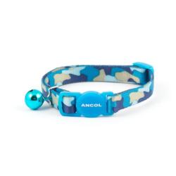 Ancol Camouflage Cat Collar Blue