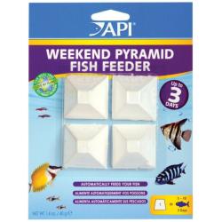 API Weekend Holiday Automatic Fish Feeder Pyramid Blocks | Goldfish, Tropical & Marine Fish