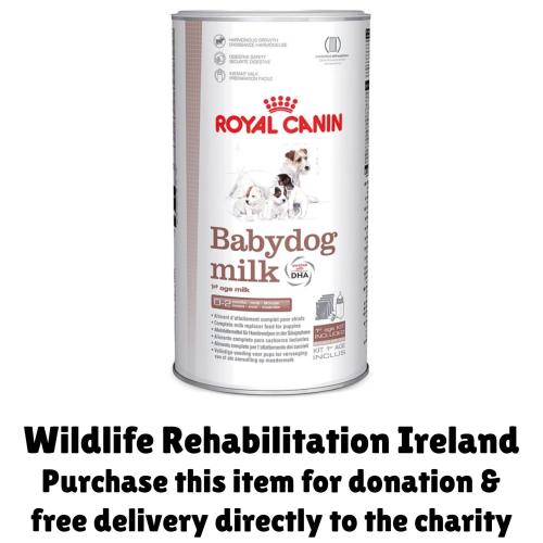 WILDLIFE REHABILITATION IRELAND DONATION - Royal Canin Babydog Milk 400g