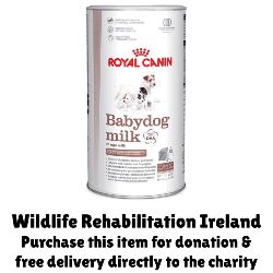 WILDLIFE REHABILITATION IRELAND DONATION - Royal Canin Babydog Milk 400g