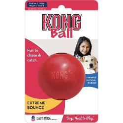 KONG Classic Durable Red Rubber Ball Medium - Large