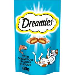 Dreamies Cat Treats - Salmon 60g