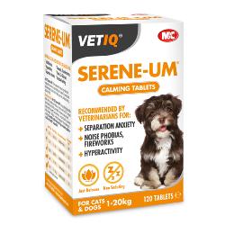 VetIQ Serene-UM Calming Tablets For Dogs & Cats (120 Tablets)