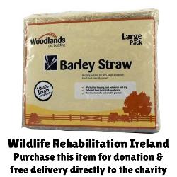WILDLIFE REHABILITATION IRELAND DONATION - Woodlands Barley Straw