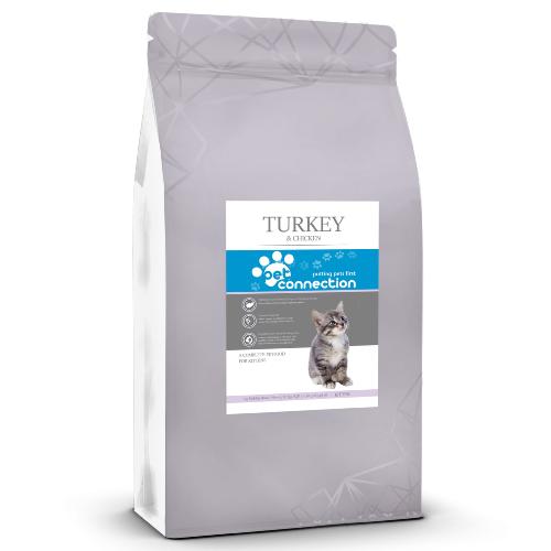 Pet Connection Connoisseur Kitten With Turkey & Chicken 300g