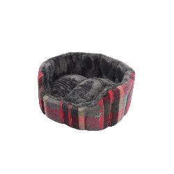 Gorpets Camden Deluxe Dog Bed - Red - Small