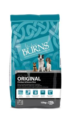 DOGS IN DISTRESS DONATION - Burns Original Dog Food With Chicken & Rice 2kg