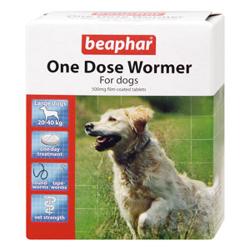 GREAT HOUNDS IN NEED DONATION - Beaphar One Dose Wormer (Large Dog 4 Tablets)